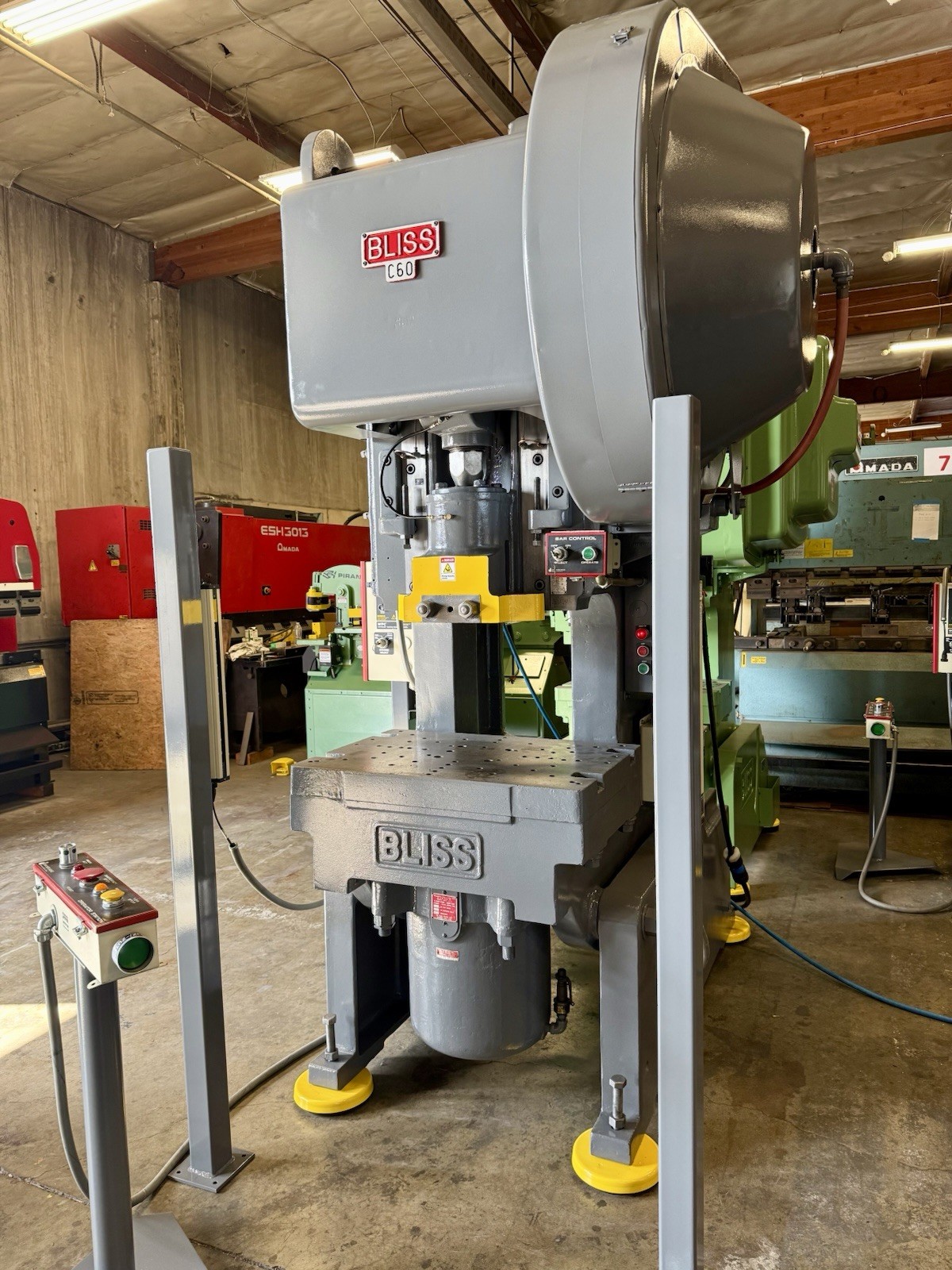 60 Ton, Bliss #C-60, Punch Press, refurbished, 4" stroke, 32" x 22" bed, 3" adj., 14-1/4" Shut Height, 90 - Image 7