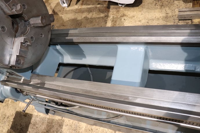 25" x 96" LeBlond #Super-Regal, Lathe, 3 & 4 Jaw Chucks, Steady Rest, 1.75" bore, 15-350 RPM, tailstock, 5 HP - Image 10