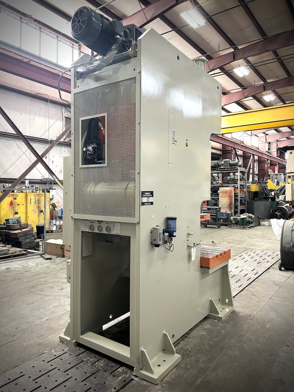 176 Ton, Stamtec #G1-160, obi back gear press, 49x30" bed, 7.9" stroke, 3.9" adj., 25.8" between housing - Image 7