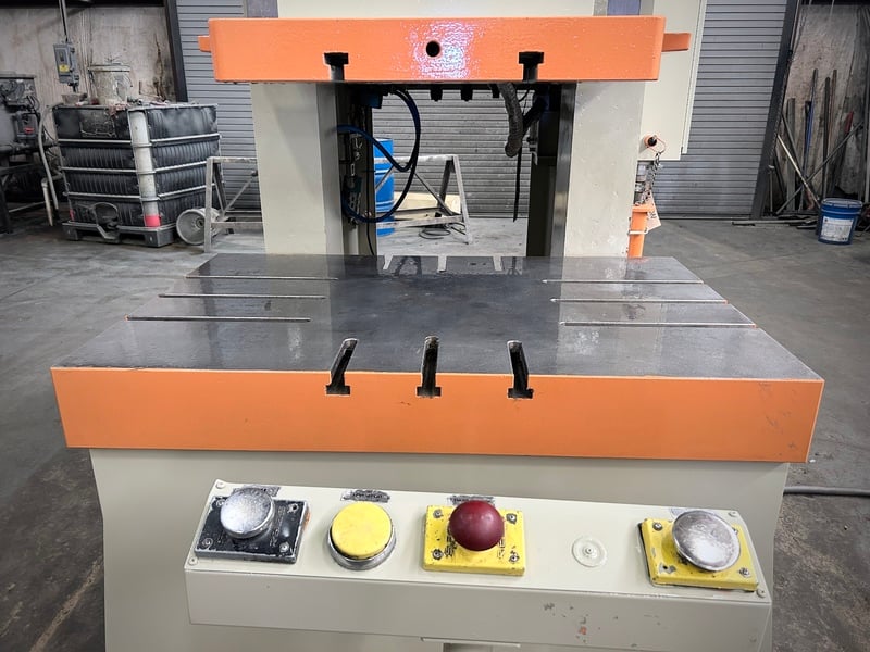 176 Ton, Stamtec #G1-160, obi back gear press, 49x30" bed, 7.9" stroke, 3.9" adj., 25.8" between housing - Image 8