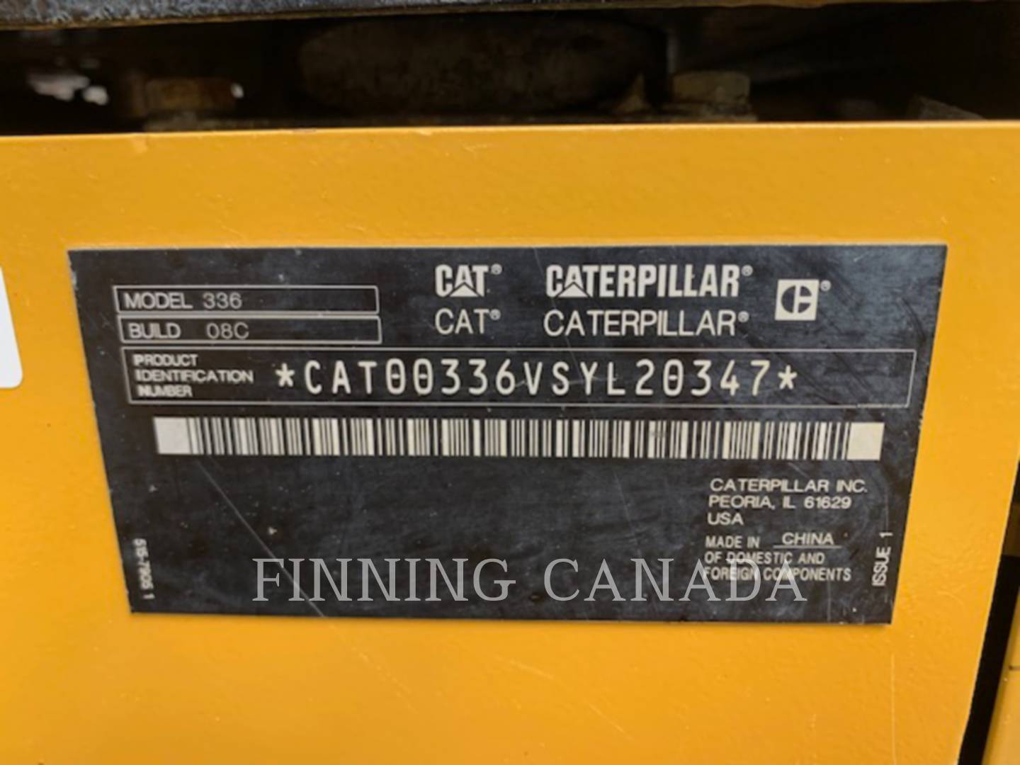Caterpillar 336-08, 963 hours, S/N: SYL20347, 2025 - Image 6