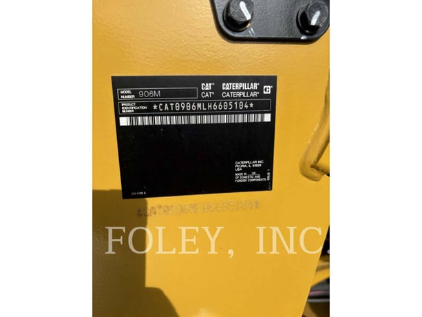 Cat 906M, Wheel Loader, 708 hours, S/N: H6605104, 2021 - Image 6