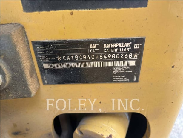 Caterpillar CB4.0-03, 2124 hours, S/N: 64900260, 2022 - Image 6