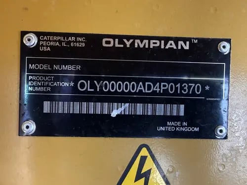60 KW Caterpillar #D60P4S, diesel generator set, 240 Volts, 1-phase, Perkins 1104C-44TAG2 engine, sound - Image 5