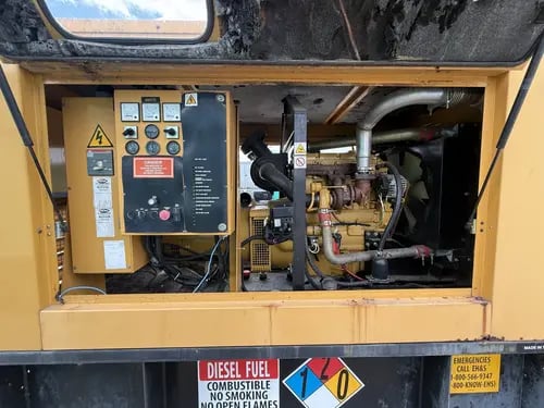 60 KW Caterpillar #D60P4S, diesel generator set, 240 Volts, 1-phase, Perkins 1104C-44TAG2 engine, sound - Image 10