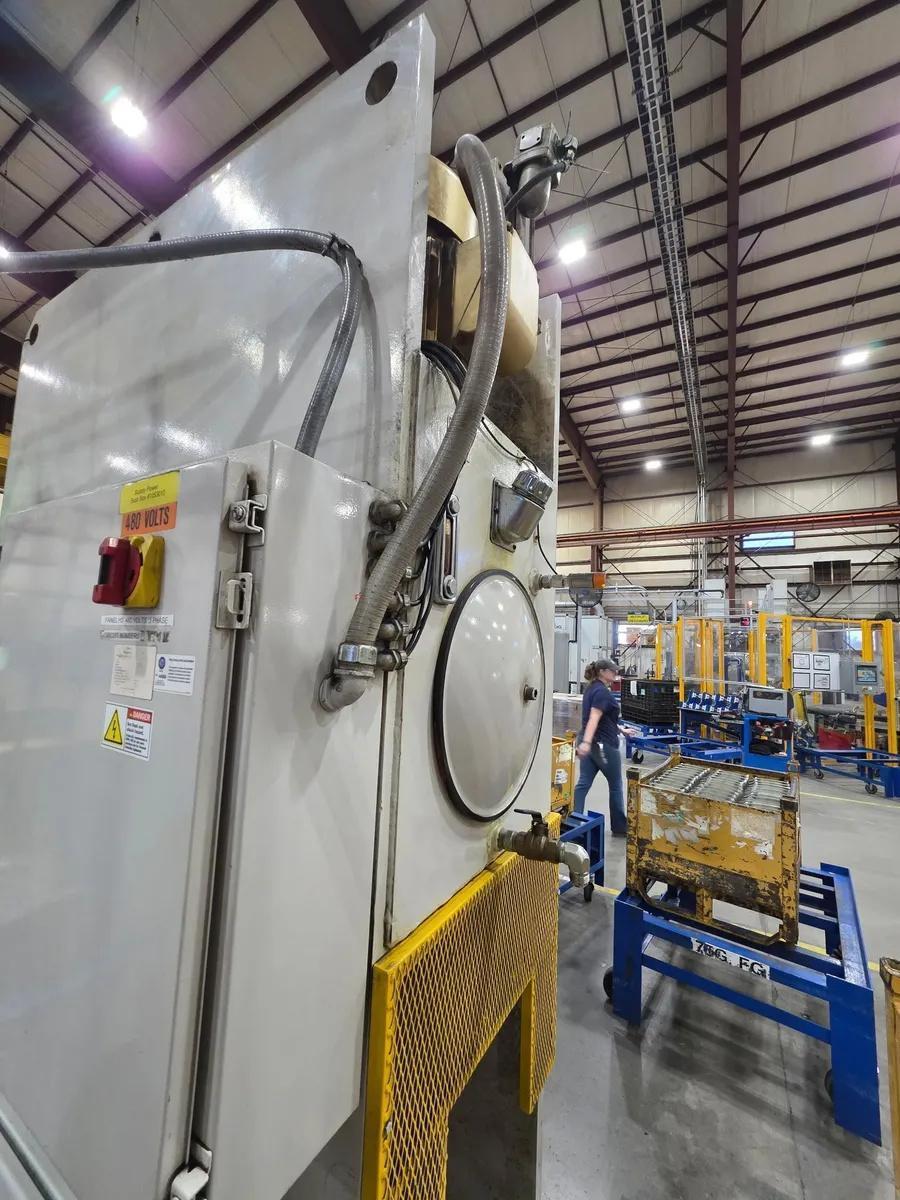 75 Ton, Greenerd #HCA-75-18R, hydraulic press, 18" stroke, 12" throat, 24" daylight, 30 HP, 32" x 18" bed - Image 3