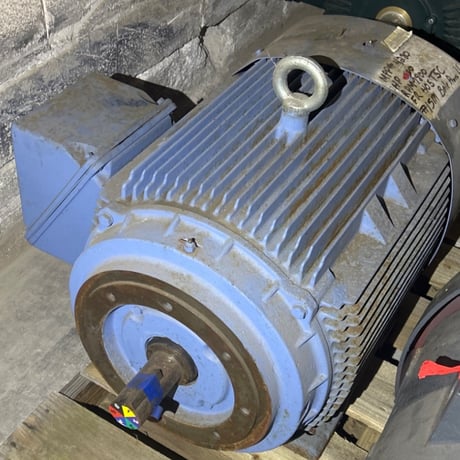 100 HP 1780 RPM Hyundai, Frame 405TSC, TEFC, BB, 1.15 service factor, 230/460 Volts, Rebuilt - Image 2