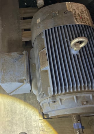 100 HP 1780 RPM Hyundai, Frame 405TSC, TEFC, BB, 1.15 service factor, 230/460 Volts, Rebuilt - Image 3