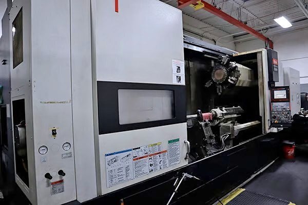 Mazak #Cybertech-Turn-4500, CNC Lathe, 33.8" swing, 120" cutting length, 21" chuck, 5.5" spindle bore, 50 HP - Image 1
