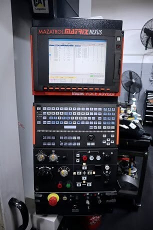 Mazak #Cybertech-Turn-4500, CNC Lathe, 33.8" swing, 120" cutting length, 21" chuck, 5.5" spindle bore, 50 HP - Image 5