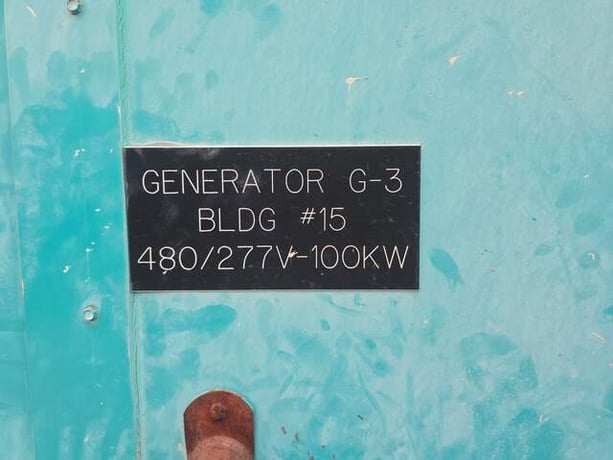 100 KW Detroit Diesel Spectrum, Diesel Generator, 60 HP, 3ph, Enclosed, 300 hours - Image 8