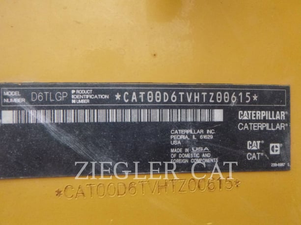 Caterpillar D6T, 12766 hours, S/N: HTZ00615, 2016 - Image 6