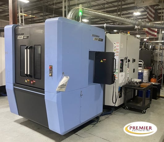 Daewoo Doosan #NHP-4000, CNC horizontal machining center, Fanuc 31i-B, 22" X, 25.2" Y, 26" Z, 15000 RPM, 60 - Image 1