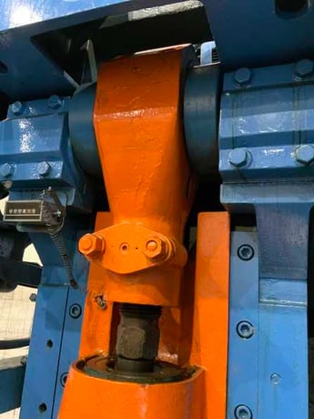 60 Ton, Federal #60, OBI flywheel press, 6" stroke, 15" Shut Height, 90 SPM, 7.5 HP, air clutch & brake, 1981 - Image 4