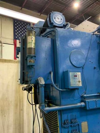 60 Ton, Federal #60, OBI flywheel press, 6" stroke, 15" Shut Height, 90 SPM, 7.5 HP, air clutch & brake, 1981 - Image 10