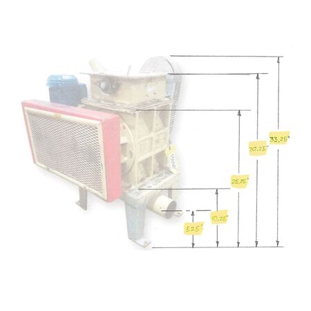 10" Premier Pneumatics, rotary valve airlock, Carbon Steel construction, 4" pneumatic conveying adapter - Image 2
