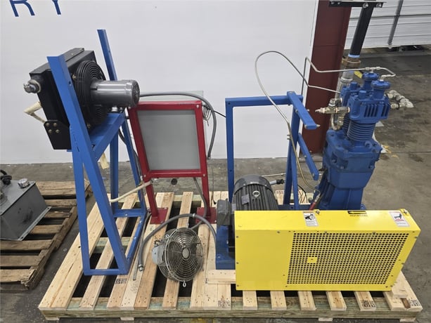 Hycomp #AN12D-B301-BHNVA-20-20T, Oil-Free Air Compressor, 20 HP, 460/3/60, Single-Stage, Air-Cooled, 400-800 - Image 3