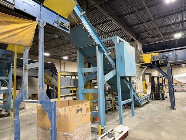 Vecoplan #VAZ1300-MXL, Single Shaft Shredder/Granulating Line, 90 HP, 2" Screen, w/ Granulator, Conveyors & - Image 10