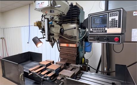 Trak #DPM, CNC Bed Mill, 31" X, 17" Y, 23.5" Z, #40 NST, 70-4200 RPM, 3 HP, digital read out, 1999 - Image 1