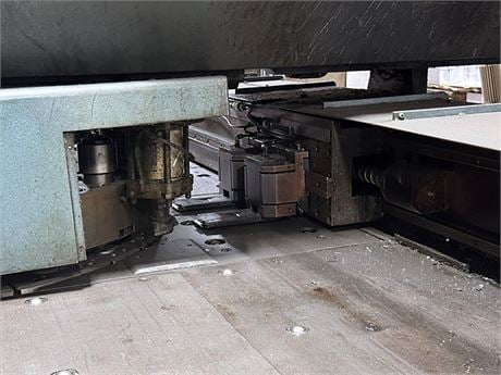 55 Ton, Amada #COMA-557, NC turret punch press, 50" x 72" max sheet, 3/8" max thickness, 300 SPM, chip - Image 8