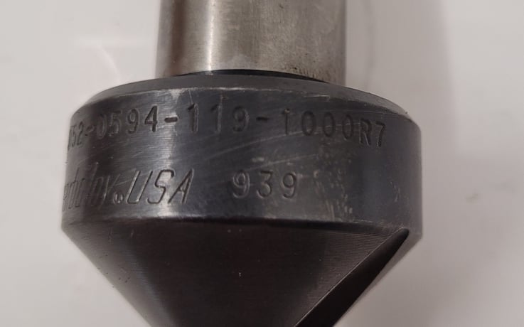 Seco Carboloy #SD52-0594-119-1000R743, PerfoMax indexable drill, .594" cut diameter, 1" shank, 4.621" OAL - Image 4