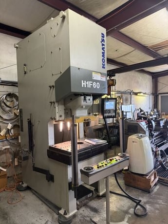 66 Ton, Komatsu #H1F60, Servo-Driven Gap Frame Press, 35" x 21" bed, 4.72" stroke, 11.8" shut height, 2.56" - Image 2