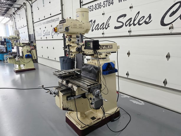 Chevalier #FM-3VKH, Vertical Turret Mill, 10" x 50" table, 32-3/4" X, 16-1/8" Y, 15-1/2" knee travel, 5" - Image 10