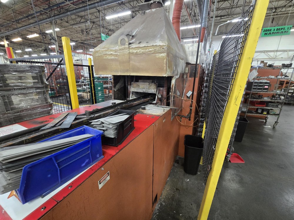 C.I. Hayes Gasbarre Furnace, 14" W belt furnace, 2100°F, spare parts, 1994 - Image 4