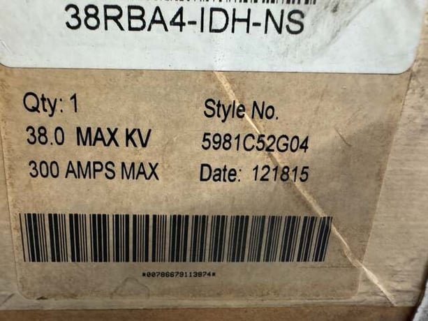 Cutler-Hammer 38RBA4-DH Disconnect Fuse Holder 38 Kv Max - Image 3
