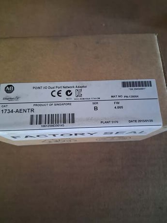 Allen-Bradley POINT I/O Dual Port Network Adaptor 1734-AENTR 24 VDC - Image 2