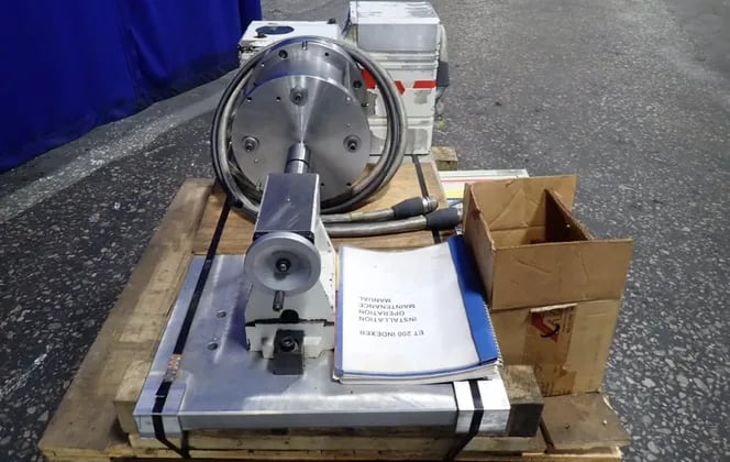 SMW #ET-200, CNC Indexer, 8" 3-jaw chuck, 1.75" bore, Accu-Smart 60 Control - Image 8