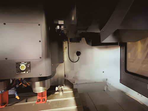 Daewoo Doosan #DMP-500/2SP, twin spindle CNC vertical machining center, dual 24 automatic tool changer, 40.9" - Image 8