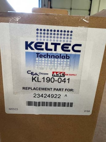 Keltec Technolab #KL190-041, oil filter element, 4.49" outside dimension x 9.13" H - Image 2
