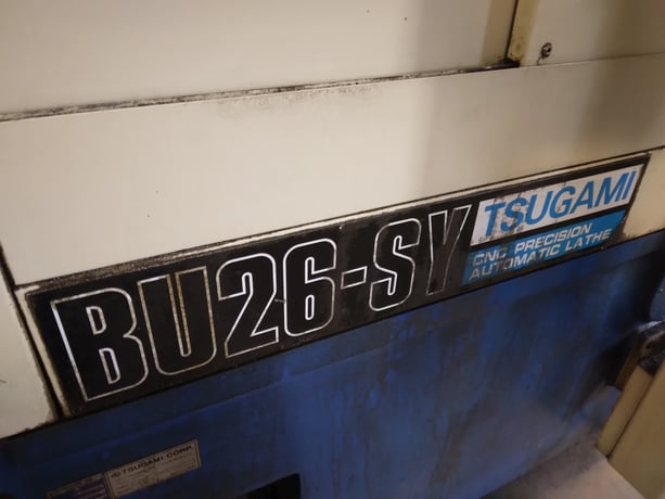 Tsugami #BU26SY, 8-Axis CNC Swiss Gang Slide/Turret Lathe, 1" bar capacity, 7.3 HP, 6000 RPM, Fanuc 18iTB - Image 5