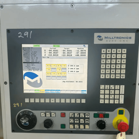 Milltronics #RW15, CNC Vertical Machining Center, 30" x 14" table, 25" X, 15" Y, 20" Z, 18 HP, 16,000 RPM, 20 - Image 4