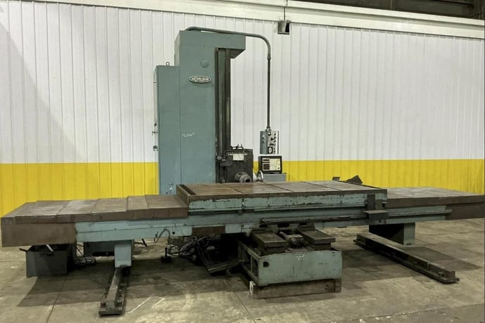 4" Nomura #B-100WP, table type horizontal boring mill, #50 taper, 96" X, 60" Y, 43" Z, 1200 RPM, #50, 20 HP - Image 7
