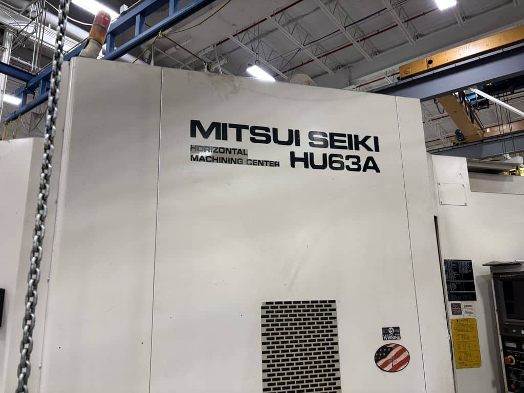 Mitsui-Seiki #HU63A, CNC Horizontal Machining Center, 4-Axis, 35.4" X, 31.5" Y, 31.5" Z, 6000 RPM, 120 - Image 2