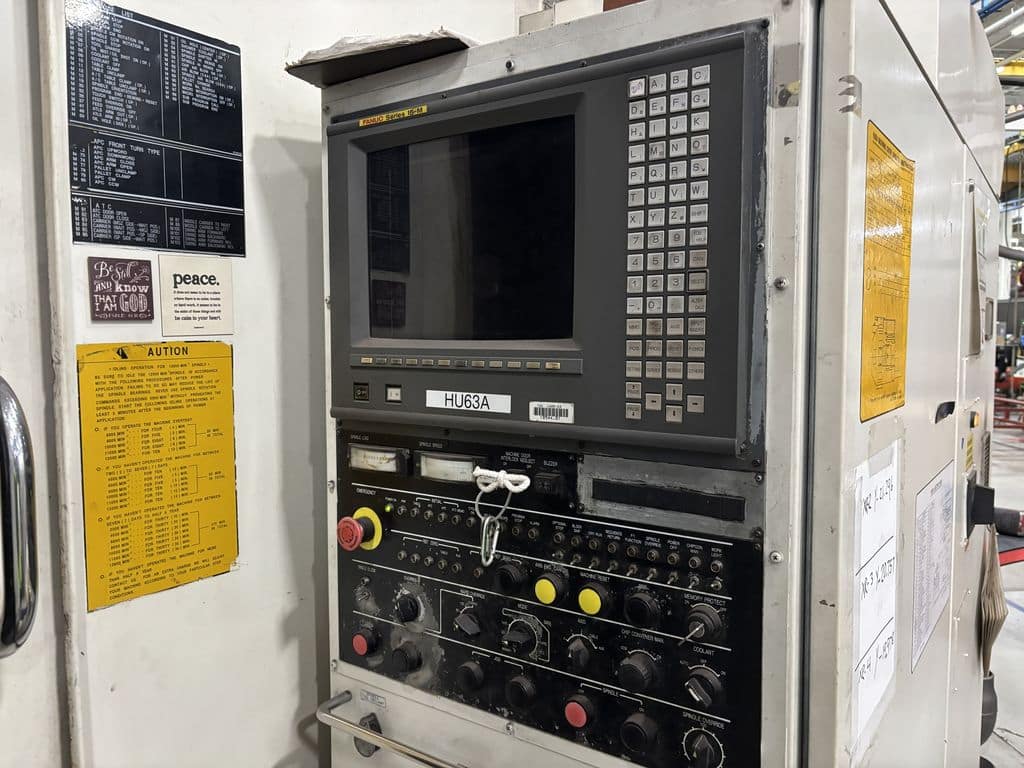 Mitsui-Seiki #HU63A, CNC Horizontal Machining Center, 4-Axis, 35.4" X, 31.5" Y, 31.5" Z, 6000 RPM, 120 - Image 4