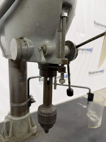 17" Electro-Mechano, drill press, variable speed 150-4000 RPM, tapping head, table - Image 9
