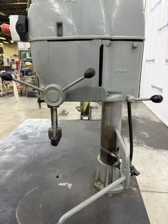 17" Electro-Mechano, drill press, variable speed 150-4000 RPM, tapping head, table - Image 10