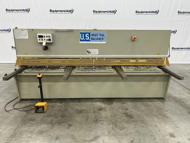1/4" x 10' U.S. Industrial #US1025, hydraulic power squaring shear, 36" back gauge, 15 HP, 14 SPM - Image 1