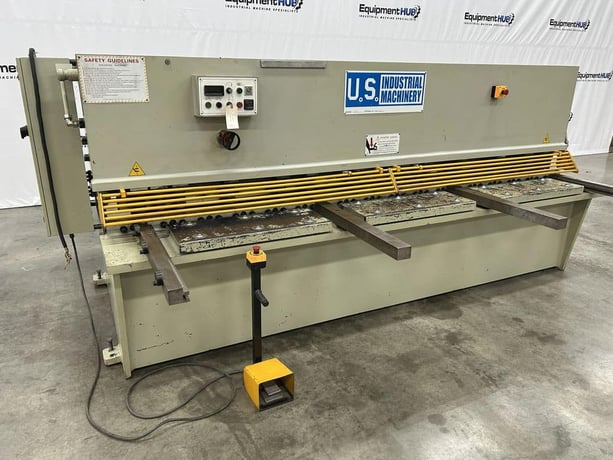 1/4" x 10' U.S. Industrial #US1025, hydraulic power squaring shear, 36" back gauge, 15 HP, 14 SPM - Image 3