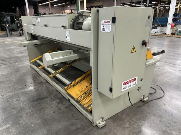 1/4" x 10' U.S. Industrial #US1025, hydraulic power squaring shear, 36" back gauge, 15 HP, 14 SPM - Image 8