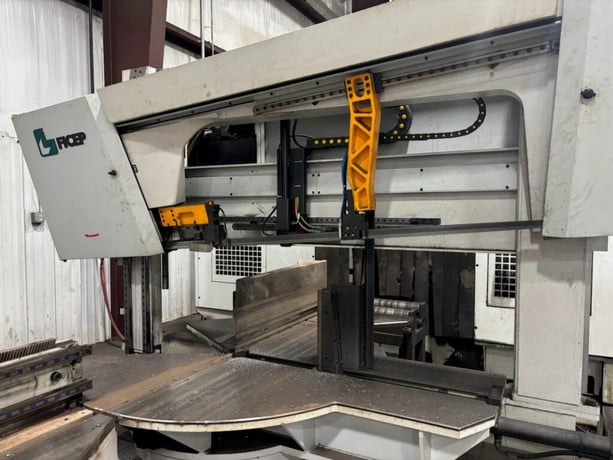 Ficep #Valiant-453-VLB, CNC beam drill & saw line, 3-spindle, 17-3/4" beam capacity, 2024 Katana K100E saw - Image 4