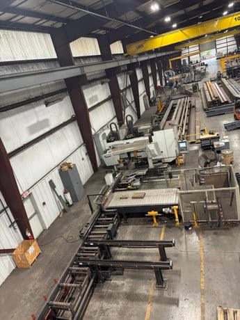 Ficep #Valiant-453-VLB, CNC beam drill & saw line, 3-spindle, 17-3/4" beam capacity, 2024 Katana K100E saw - Image 5