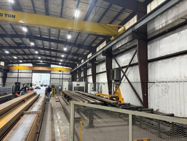 Ficep #Valiant-453-VLB, CNC beam drill & saw line, 3-spindle, 17-3/4" beam capacity, 2024 Katana K100E saw - Image 7