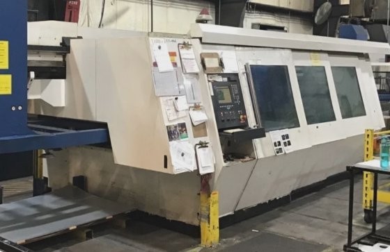 Trumpf #TruMatic-L2510, Co2 Laser, 2000 watts, 4' x 10' table, 50" X, 120" Y, 4.5" Z, dust collector - Image 1