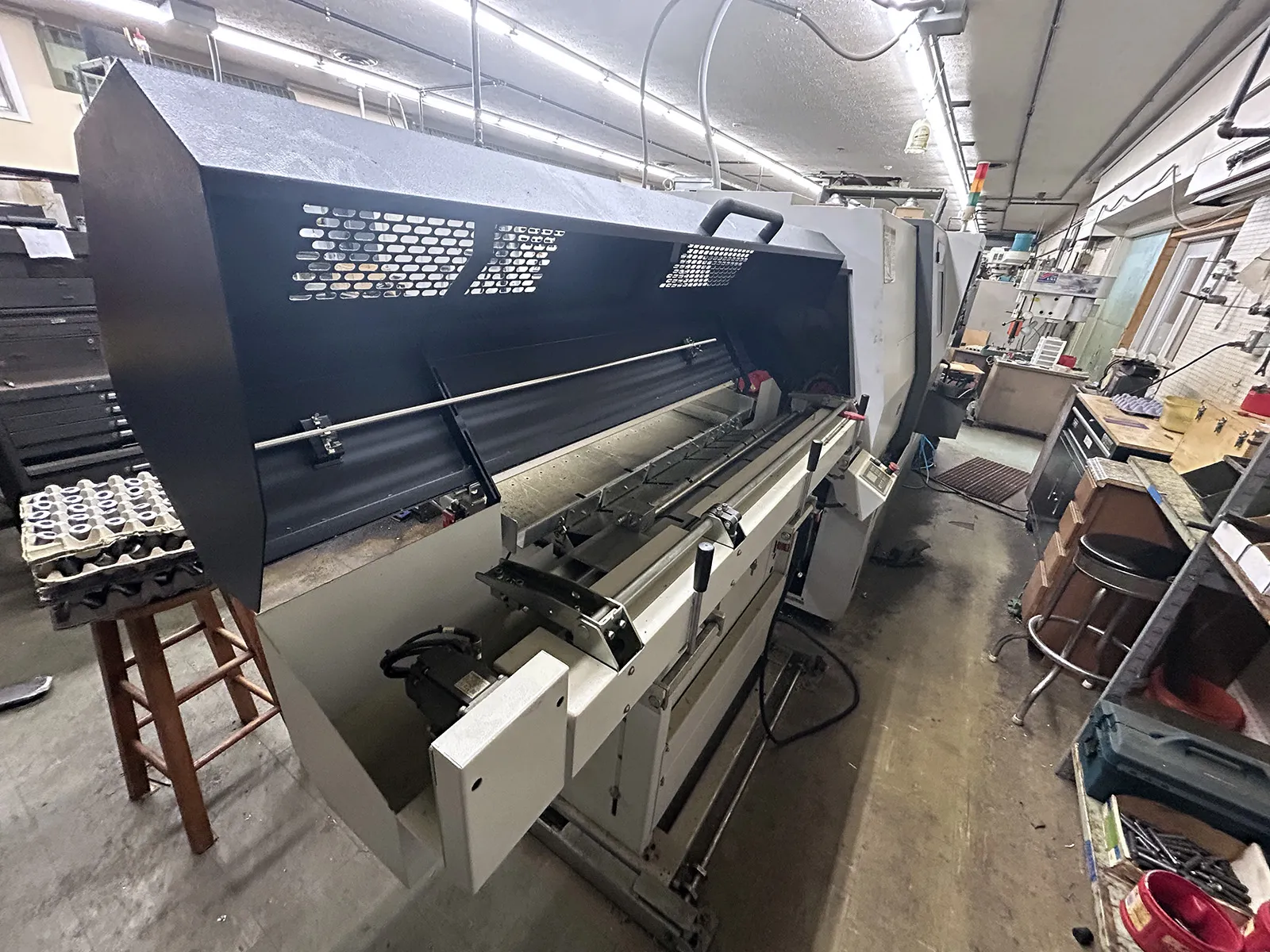 Samsung #SL-20, CNC lathe, 17.7" swing, 8" chuck, 3" bar, 11.8" diameter, 20.47" length, 4000 RPM, 25 HP - Image 6