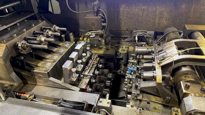 0.787" x 7.48" Nedschroef #BV5, 4-Die High-Speed Boltmaker, 1.89" punch ejector stroke, 145 SPM, 141 HP, 1987 - Image 4