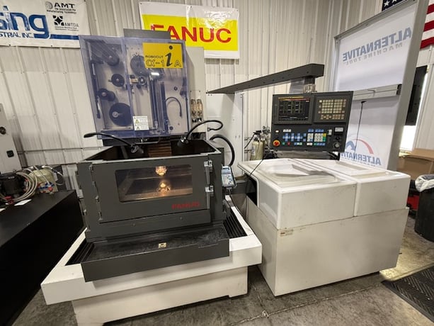 Fanuc #1iA-S/AWF, CNC Wire Electrical Discharge Machine, 20.6" x 14.6" x 12.0" travels, 5-Axis, 13 KVA - Image 1